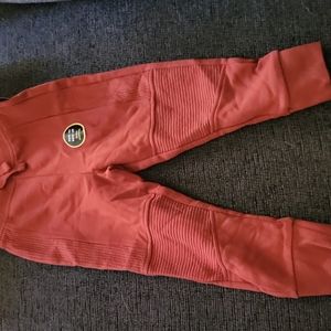 orange kids pants